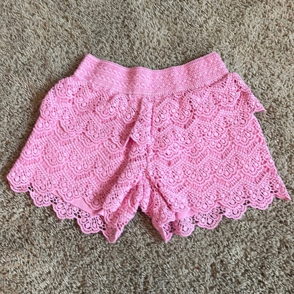 Justice Crochet Shorts - Size 10 - Picture 2 of 7